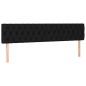 vidaXL Boxspringbett mit Matratze & LED Schwarz 200x200 cm Stoff vidaXL Boxspringbett mit Matratze & LED Schwarz 200x200 cm Stoff