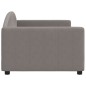 Tagesbett Taupe 90x200 cm Stoff Tagesbett Taupe 90x200 cm Stoff