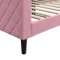 Tagesbett Rosa 90x200 cm Samt Tagesbett Rosa 90x200 cm Samt