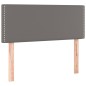 vidaXL Boxspringbett mit Matratze & LED Grau 120x200 cm Kunstleder vidaXL Boxspringbett mit Matratze & LED Grau 120x200 cm Kunstleder