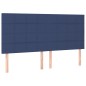 vidaXL Boxspringbett mit Matratze & LED Blau 180x200 cm Stoff vidaXL Boxspringbett mit Matratze & LED Blau 180x200 cm Stoff