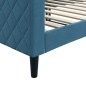 Tagesbett Blau 90x200 cm Samt Tagesbett Blau 90x200 cm Samt