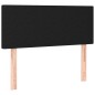 vidaXL Boxspringbett mit Matratze & LED Schwarz 100x200 cm Stoff vidaXL Boxspringbett mit Matratze & LED Schwarz 100x200 cm Stoff