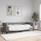 Tagesbett Taupe 90x200 cm Stoff Tagesbett Taupe 90x200 cm Stoff