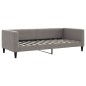 Tagesbett Taupe 90x200 cm Stoff Tagesbett Taupe 90x200 cm Stoff
