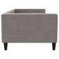 Tagesbett Taupe 90x200 cm Stoff Tagesbett Taupe 90x200 cm Stoff