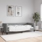 vidaXL Tagesbett Hellgrau 90x200 cm Stoff vidaXL Tagesbett Hellgrau 90x200 cm Stoff