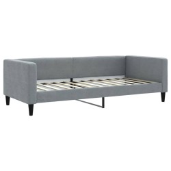 vidaXL Tagesbett Hellgrau 90x200 cm Stoff