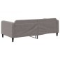 Tagesbett Taupe 100x200 cm Stoff Tagesbett Taupe 100x200 cm Stoff