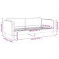 Tagesbett Dunkelgrau 90x200 cm Stoff Tagesbett Dunkelgrau 90x200 cm Stoff
