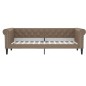 Tagesbett Cappuccino-Braun 90x200 cm Kunstleder Tagesbett Cappuccino-Braun 90x200 cm Kunstleder