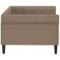 Tagesbett Cappuccino-Braun 90x200 cm Kunstleder Tagesbett Cappuccino-Braun 90x200 cm Kunstleder