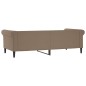Tagesbett Cappuccino-Braun 90x200 cm Kunstleder Tagesbett Cappuccino-Braun 90x200 cm Kunstleder