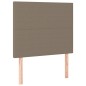 vidaXL Boxspringbett mit Matratze Taupe 90x190 cm Stoff vidaXL Boxspringbett mit Matratze Taupe 90x190 cm Stoff