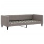 Tagesbett Taupe 80x200 cm Stoff Tagesbett Taupe 80x200 cm Stoff