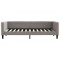 Tagesbett Taupe 80x200 cm Stoff Tagesbett Taupe 80x200 cm Stoff