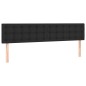 vidaXL Boxspringbett mit Matratze Schwarz 200x200 cm Kunstleder vidaXL Boxspringbett mit Matratze Schwarz 200x200 cm Kunstleder