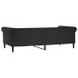 vidaXL Tagesbett Schwarz 80x200 cm Kunstleder vidaXL Tagesbett Schwarz 80x200 cm Kunstleder