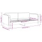 Tagesbett Hellgrau 90x200 cm Stoff Tagesbett Hellgrau 90x200 cm Stoff