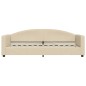 Tagesbett Creme 80x200 cm Stoff Tagesbett Creme 80x200 cm Stoff