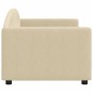Tagesbett Creme 80x200 cm Stoff Tagesbett Creme 80x200 cm Stoff