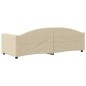 Tagesbett Creme 80x200 cm Stoff Tagesbett Creme 80x200 cm Stoff