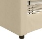 Tagesbett Creme 80x200 cm Stoff Tagesbett Creme 80x200 cm Stoff