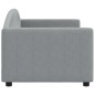Tagesbett Hellgrau 80x200 cm Stoff Tagesbett Hellgrau 80x200 cm Stoff