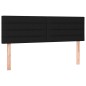 vidaXL Boxspringbett mit Matratze & LED Schwarz 140x190 cm Stoff vidaXL Boxspringbett mit Matratze & LED Schwarz 140x190 cm Stoff