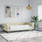 Tagesbett Creme 100x200 cm Kunstleder Tagesbett Creme 100x200 cm Kunstleder