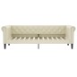 Tagesbett Creme 100x200 cm Kunstleder Tagesbett Creme 100x200 cm Kunstleder
