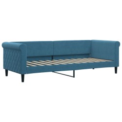 vidaXL Tagesbett Blau 80x200 cm Samt