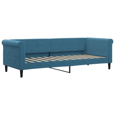 vidaXL Tagesbett Blau 80x200 cm Samt