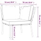 vidaXL Gartenstuhl mit Sandfarbigen Kissen 76x76x79 cm Stahl vidaXL Gartenstuhl mit Sandfarbigen Kissen 76x76x79 cm Stahl