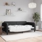 vidaXL Tagesbett Schwarz 100x200 cm Stoff vidaXL Tagesbett Schwarz 100x200 cm Stoff