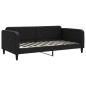 vidaXL Tagesbett Schwarz 100x200 cm Stoff vidaXL Tagesbett Schwarz 100x200 cm Stoff