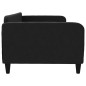 vidaXL Tagesbett Schwarz 100x200 cm Stoff vidaXL Tagesbett Schwarz 100x200 cm Stoff