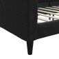 vidaXL Tagesbett Schwarz 100x200 cm Stoff vidaXL Tagesbett Schwarz 100x200 cm Stoff