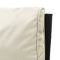 vidaXL Gartenstühle mit Sandfarbigen Kissen 2 Stk. 62x75x79 cm Stahl vidaXL Gartenstühle mit Sandfarbigen Kissen 2 Stk. 62x75x79 cm Stahl