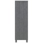 vidaXL Bücherschrank HAMAR Dunkelgrau 85x35x112 cm Massivholz Kiefer vidaXL Bücherschrank HAMAR Dunkelgrau 85x35x112 cm Massivholz Kiefer
