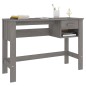 vidaXL Schreibtisch HAMAR Hellgrau 110x40x75 cm Massivholz Kiefer vidaXL Schreibtisch HAMAR Hellgrau 110x40x75 cm Massivholz Kiefer