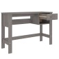 vidaXL Schreibtisch HAMAR Hellgrau 110x40x75 cm Massivholz Kiefer vidaXL Schreibtisch HAMAR Hellgrau 110x40x75 cm Massivholz Kiefer