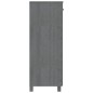 vidaXL Schuhschrank HAMAR Dunkelgrau 85x40x108 cm Massivholz Kiefer vidaXL Schuhschrank HAMAR Dunkelgrau 85x40x108 cm Massivholz Kiefer