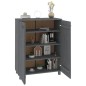 vidaXL Schuhschrank HAMAR Dunkelgrau 85x40x108 cm Massivholz Kiefer vidaXL Schuhschrank HAMAR Dunkelgrau 85x40x108 cm Massivholz Kiefer