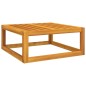 vidaXL Gartenhocker mit Kissen Taupe Massivholz Akazie vidaXL Gartenhocker mit Kissen Taupe Massivholz Akazie