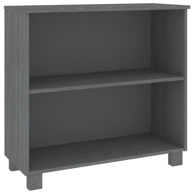 vidaXL Sideboard HAMAR Dunkelgrau 85x35x80 cm Massivholz Kiefer vidaXL Sideboard HAMAR Dunkelgrau 85x35x80 cm Massivholz Kiefer
