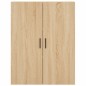 Wandschränke 2 Stk. Sonoma-Eiche 69,5x34x90 cm Wandschränke 2 Stk. Sonoma-Eiche 69,5x34x90 cm