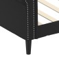 Tagesbett Schwarz 90x200 cm Kunstleder Tagesbett Schwarz 90x200 cm Kunstleder