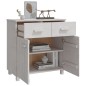 vidaXL Sideboard HAMAR Weiß 79x40x80 cm Massivholz Kiefer vidaXL Sideboard HAMAR Weiß 79x40x80 cm Massivholz Kiefer