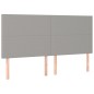 vidaXL Boxspringbett mit Matratze Hellgrau 200x200 cm Stoff vidaXL Boxspringbett mit Matratze Hellgrau 200x200 cm Stoff